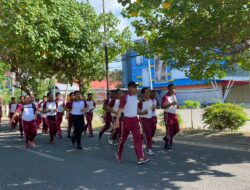 Jaga Kebugaran Tubuh, Personel Polres Bima Kota Gelar Olahraga Bersama