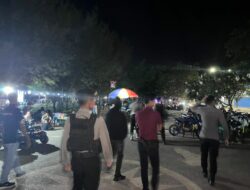 Personel Gabungan Polres Bima Kota Laksanakan Kegiatan Rutin yang Ditingkatkan (KRYD), Antisipasi Gangguan Keamanan