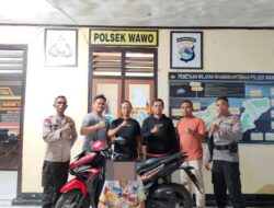Polsek Wawo Amankan Pelaku Penggelapan dan Penadah Motor