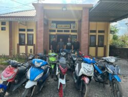 Tim Opsnal Polsek Asakota Gagalkan Peredaran Belasan Sepeda Motor Bodong Berbagai Merek