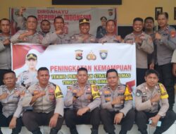 Wujudkan Polri Presisi, Polres Bima Kota Gelar Latkatpuan Teknis Pengemban Strategi Polmas