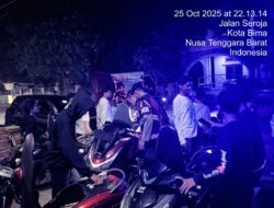 Sat Samapta Polres Bima Kota Gencarkan Patroli Blue Light, Cegah Gangguan Kamtibmas