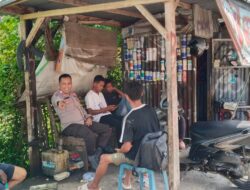 Bhabinkamtibmas Polres Bima Kota Laksanakan Himbauan dan Sosialisasi Layanan Call Center 110 kepada Warga