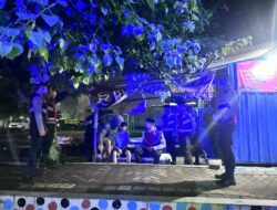 Unit Turjawali Sat Samapta Polres Bima Kota Gelar Patroli Blue Light di Kelurahan Paruga dan Dara