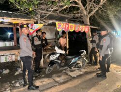Antisipasi 3C, Unit Turjawali Sat Samapta Polres Bima Kota Gelar Patroli Dini Hari