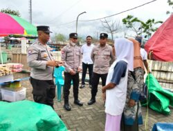 Kapolsek Kawasan Pelabuhan Laut Bima Laksanakan Jum’at Curhat dan Sosialisasi Penerimaan Bintara Brimob Polri