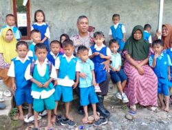 Bhabinkamtibmas Nungga Pantau Pendistribusian Makan Bergizi Gratis di Rasanae Timur